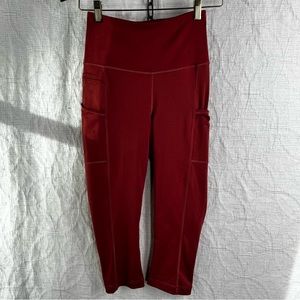 Patagonia Pack Out Lightweight Crop Tight Women’s S in Rosehip pink 19” leggings